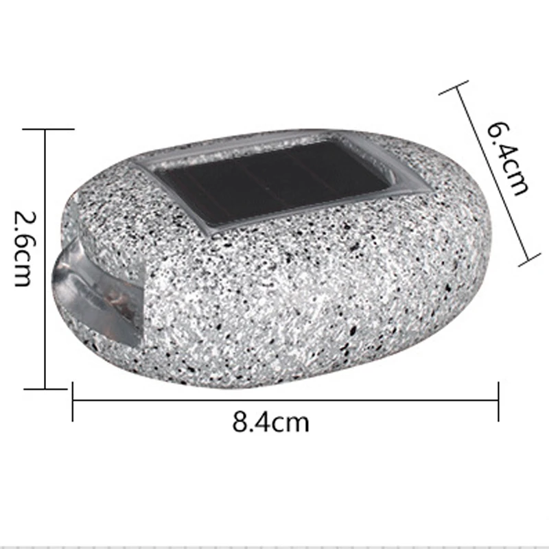 Lámpara Solar impermeable para decoración de jardín,piedra de imitación