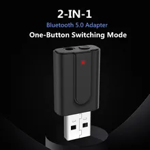 VIKEFON Bluetooth 5,0 аудио приемник передатчик Мини 3,5 мм AUX Jack стерео Bluetooth передатчик для ТВ ПК автомобильный беспроводной адаптер