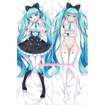 

Vocaloid Hatsune Miku Dakimakura Anime Girl Hugging Body Pillow Cover Case