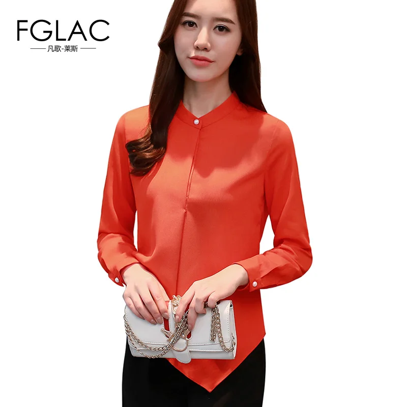 FGLAC Women blouse New 2018 Fashion Casual long sleeved
