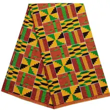 Анкара кэнет воск Африканский настоящий голландский воск настоящий для Гана Китенге шитье! цена