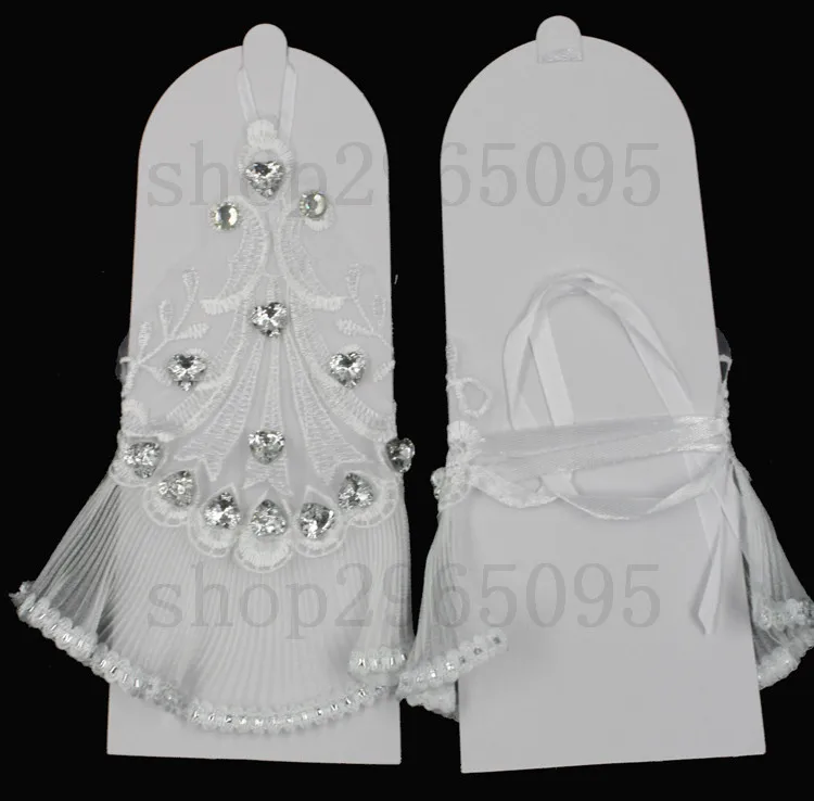 ZUOYITING белый кружева принцесса свадебные перчатки Модные женские длинные Дизайн юбка с блестками свадебные платья перчатки свадебные