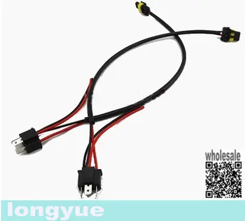 

longyue 20pcs H4 9003 HB2 Wiring Harness case for HID ballast to stock socket case for HID Conversion 45cm