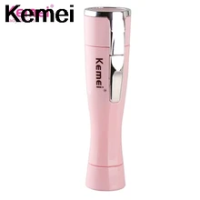 KEMEI пилатор электрический прибор для удаления безболезненных волос для тела Леди Женщины бритва Женская бритва подмышек триммер депилятор
