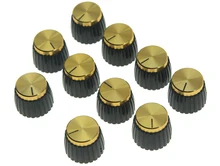 Kaish paquete de 10/20/50 unids Guitarras Amplificadores perillas tapa de oro empuje en Knob encaja Marshall AMP
