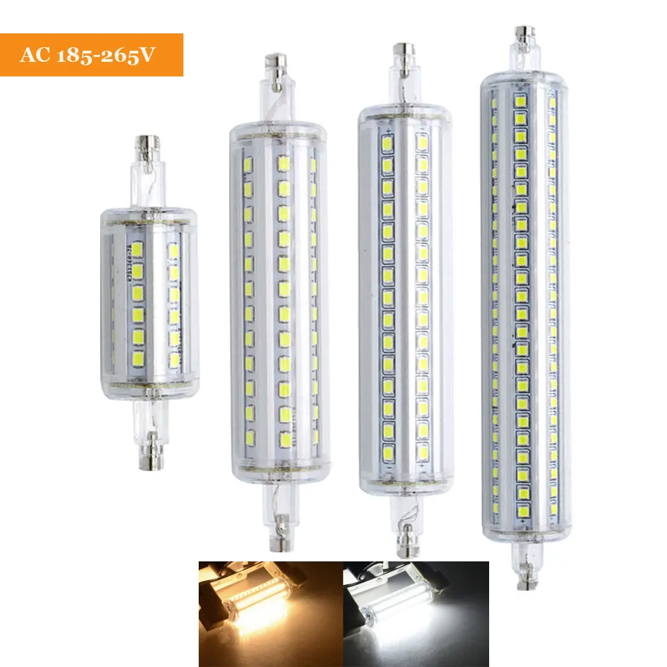 Лампа с регулируемой яркостью R7S светодиодный мозоли СИД 2835 SMD J189 J135 J118 J78 свет 10 Вт