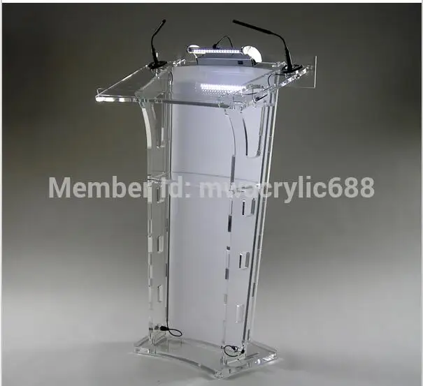 Акрил/Подиум/лектор/кафедра/плексиглас/люцитовая печать логотипа