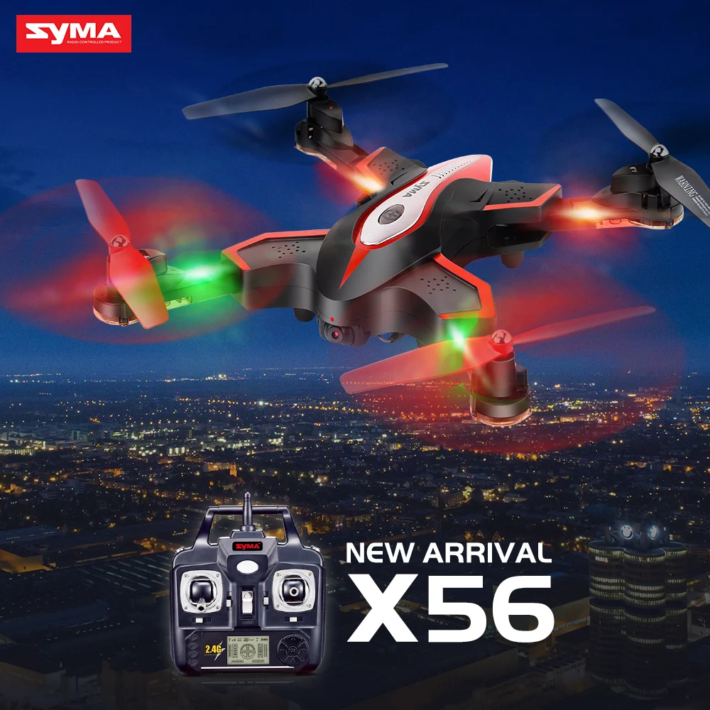 Складной Дрон Syma X56 Радиоуправляемый квадрокоптер 4 канала 2 4G самолет без камеры