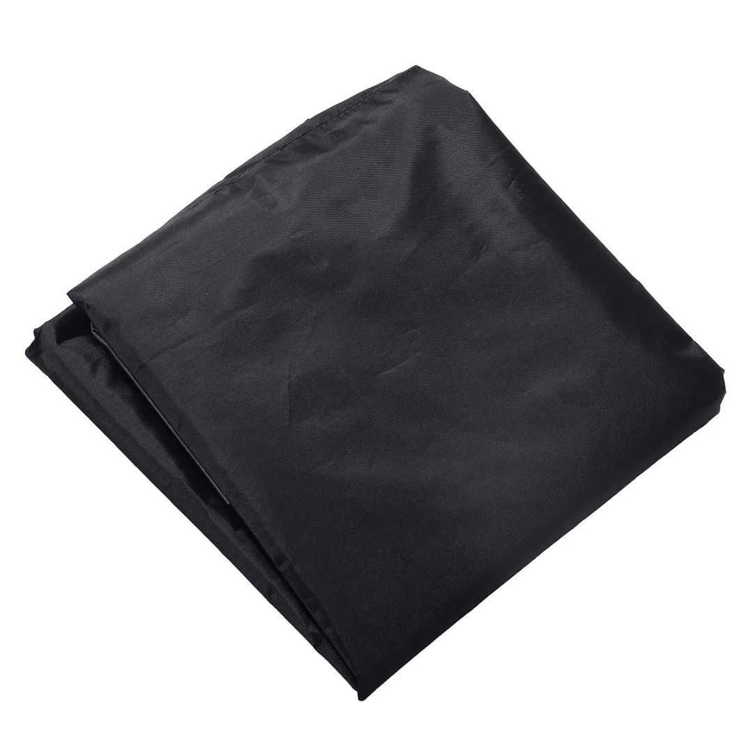 Black Waterproof Fire Pit Canvas Square BBQ Cooking Cover Protector Garden Yard Canopy Shelter Dust Cover 86*86*36cm