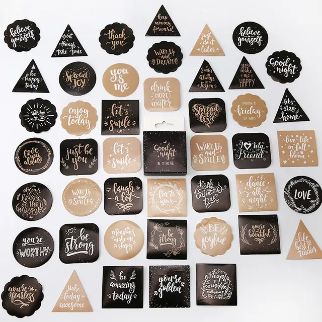 Mr.paper 24 Designs Colorful Ins Style Scrapbooking Bullet Journal Stickers Kawaii Girlish Deco Mini Box Stickers Child Gifts 22