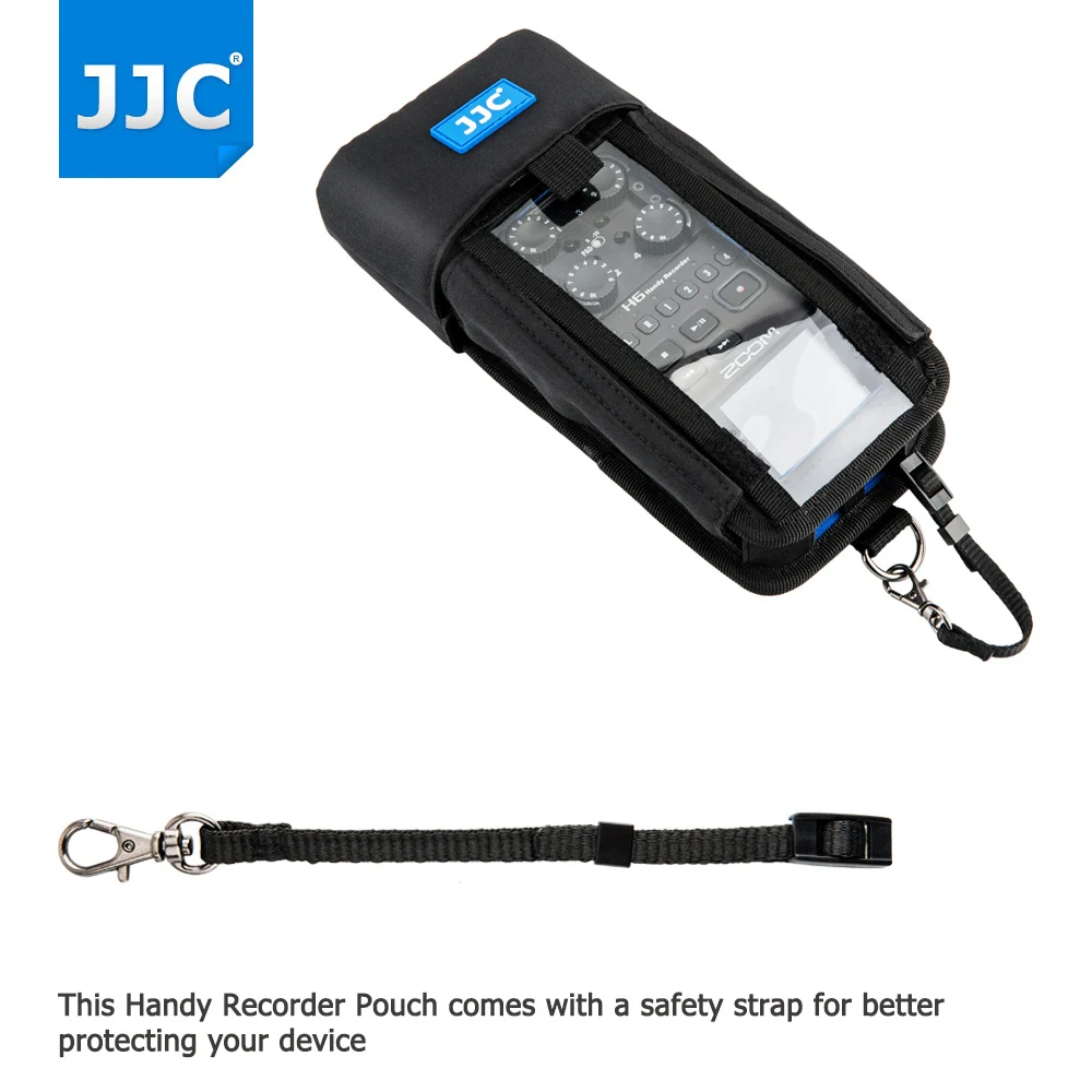 Bolsa para Zoom Registro Protetor Titular Case Macio Prático Gravador Bolsa h6 Jjc - Image 6