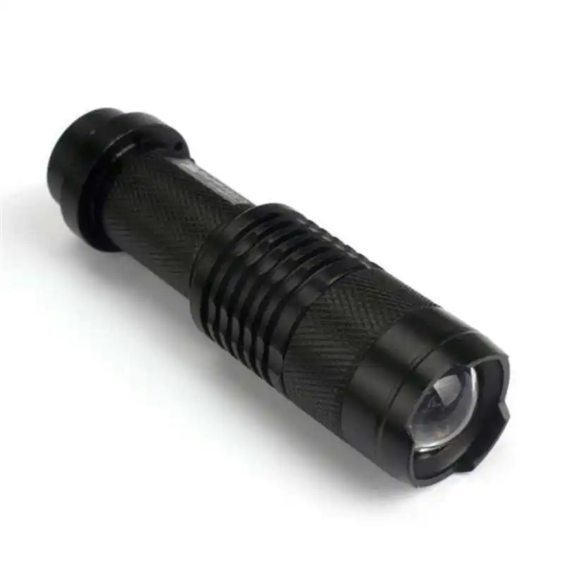 5000LM Mini Q5 LED Flashlight Torch w 14500 Battery & Charger Box powerful led flashlight rechargeable laser pointer #4S11 (7)
