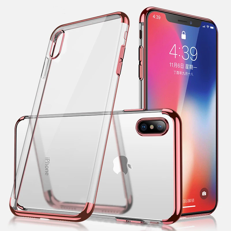 Для Coque Case на Iphone Xs Max Чехлы для X S XR задняя силиконовая Прозрачная мягкая накладка
