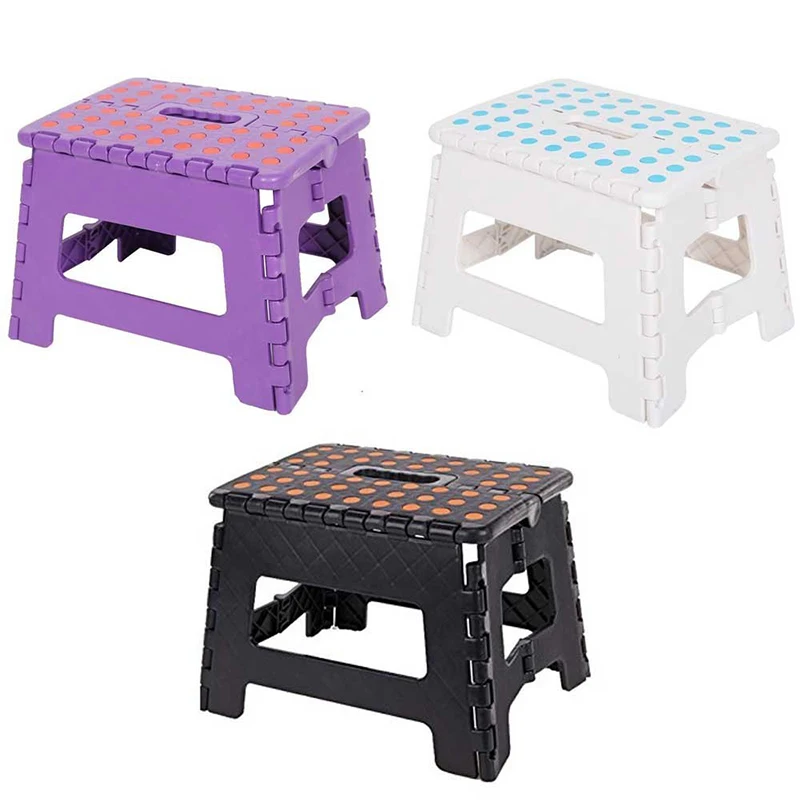 Folding Stools Thicken Plastic Child Footrest Stool Portable Picnic