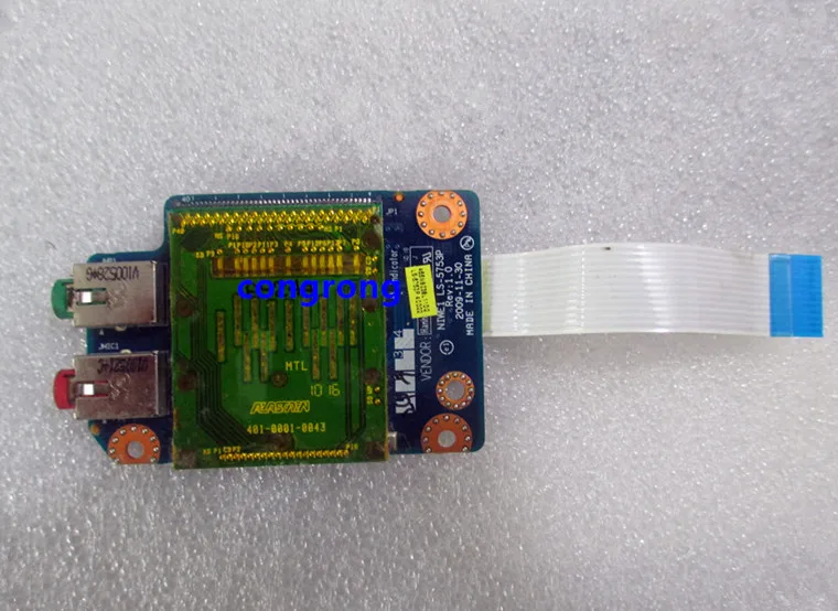 Audio Card Reader Board With Cable For Lenovo G460 G460E G465 Sound