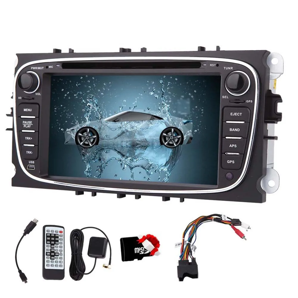 Best Car DVD Player For Ford Mondeo and Fous model 2012 2 Din Touch Screen In-Dash With Bluetooth GPS Navigation Car Stereo+Canbus 1