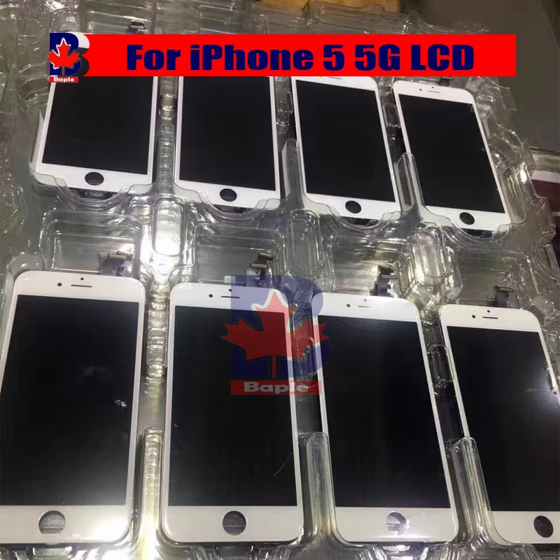 

10PCS/LOT Grade AAA+++ For iPhone 5 5G LCD With Touch Screen Digitizer Assembly Display Replacement No Dead Pixel