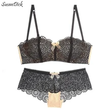 font b 2017 b font Brand Sexy Bra Set Underwear Women Luxury Wire Free Half