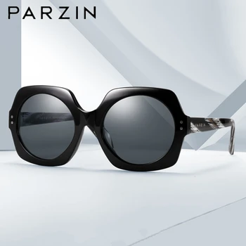 

PARZIN Sunglasses Vintage Polarized Sunglasses Women Oversized HandMade Female Sun Glasses Ladies Driving Glasses With Box 9740