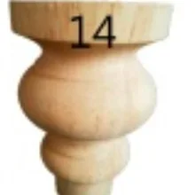 4 шт 12X7,5 см автомобиль круглые деревянные ножки мебель в европейском стиле ноги