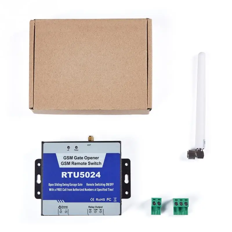 GSM ворот/Реле Переключатель RTU5024 9 15 V DC телефон беспроводной контроль двери