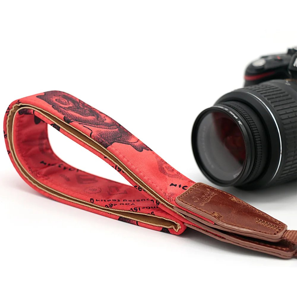 Розовый узор LG-02 плечевой ремень для камеры для SLR DSLR для Canon Nikon sony камеры