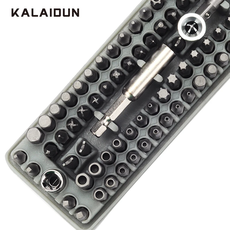 

KALAIDUN 100pcs Screwdriver Kit Precision Multi-function Screwdrivers Repairing Tools Set Hand Tools For Electrical Maintenance
