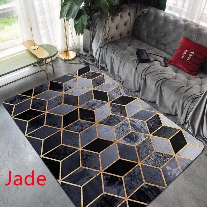 Модный современный ковер с геометрическим узором, ковер в скандинавском стиле, простой коврик для гостиной, журнального столика, спальни - Цвет: 9