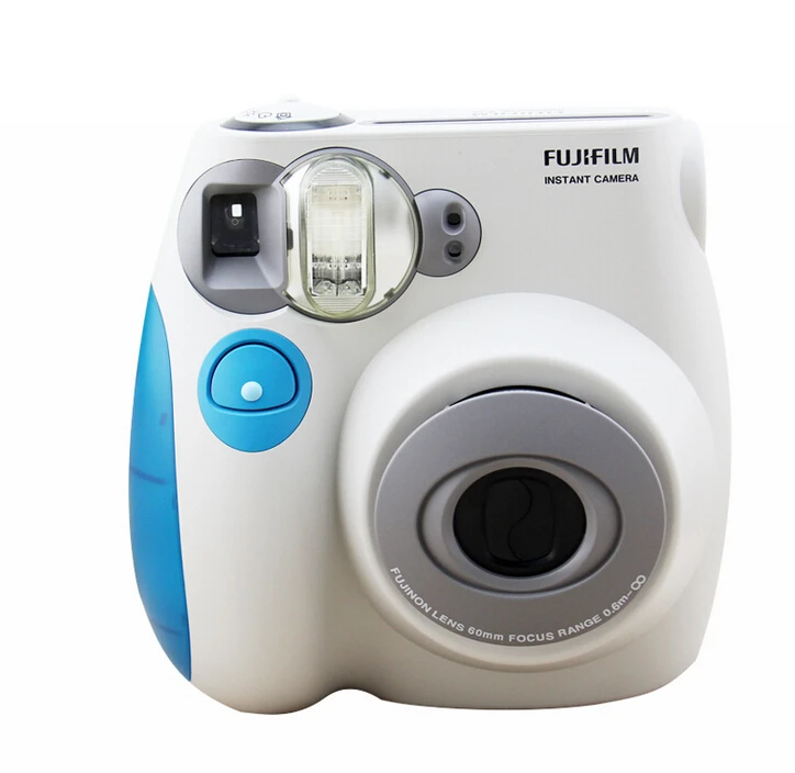 Подлинная Fuji Fujifilm Instax Mini 7S камера Мгновенной Печати Фильм моментальная Съемка фото бумага розовый синий камера подарок свадьба