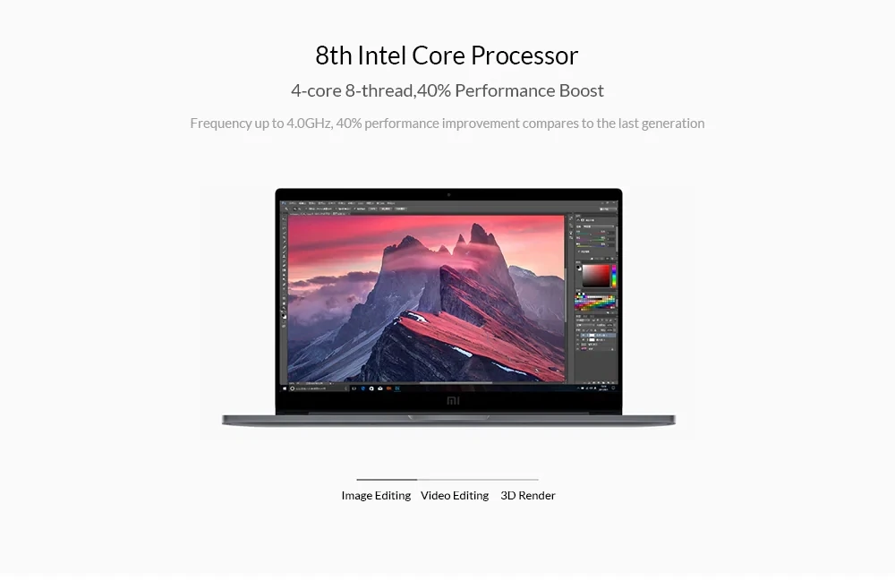 Xiaomi Mi Тетрадь Pro Xiaomi Mi ноутбука 15,6 ''Win10 Intel Core I7-8550U NVIDIA GeForce MX150 16 GB Оперативная память 256 GB SSD отпечатков пальцев