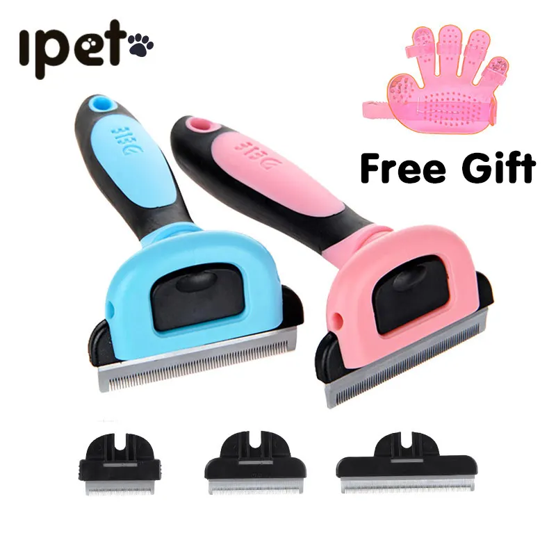 HOOPET Pet Combs Dog Hair Remover Cat Brush Grooming Tools Detachable