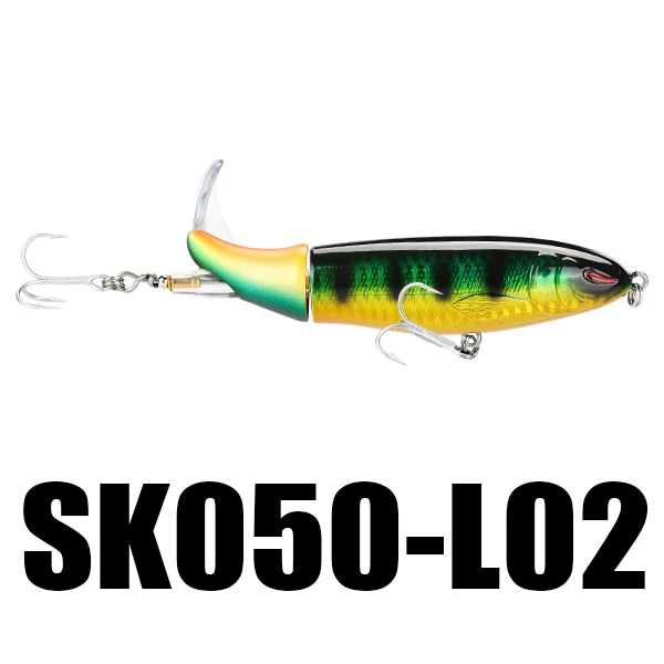 SeaKnight SK050 приманка для рыбной ловли, 7 цветов, плавающий вращающийся хвост с сильным крючок VMC, костюм для морской пресноводный - Цвет: L02 7PCS