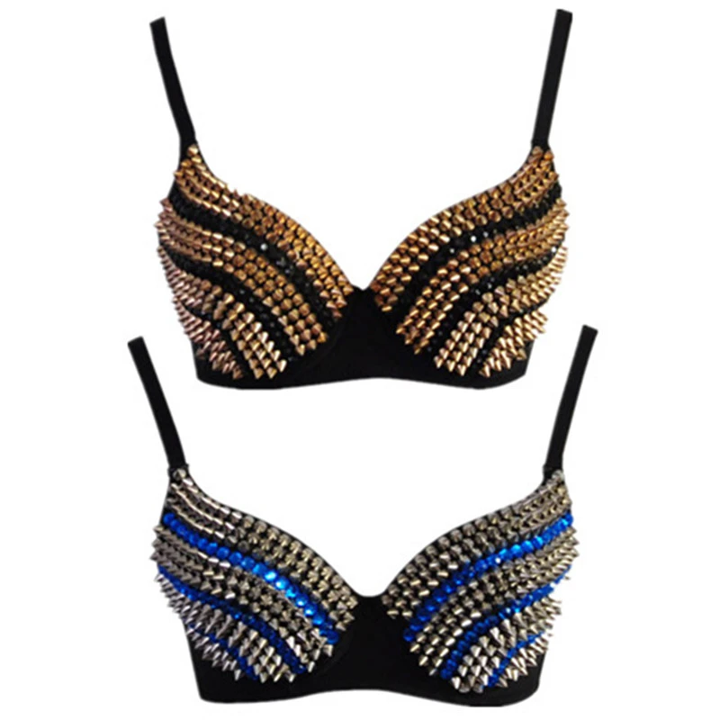 rhinestone covered bustier