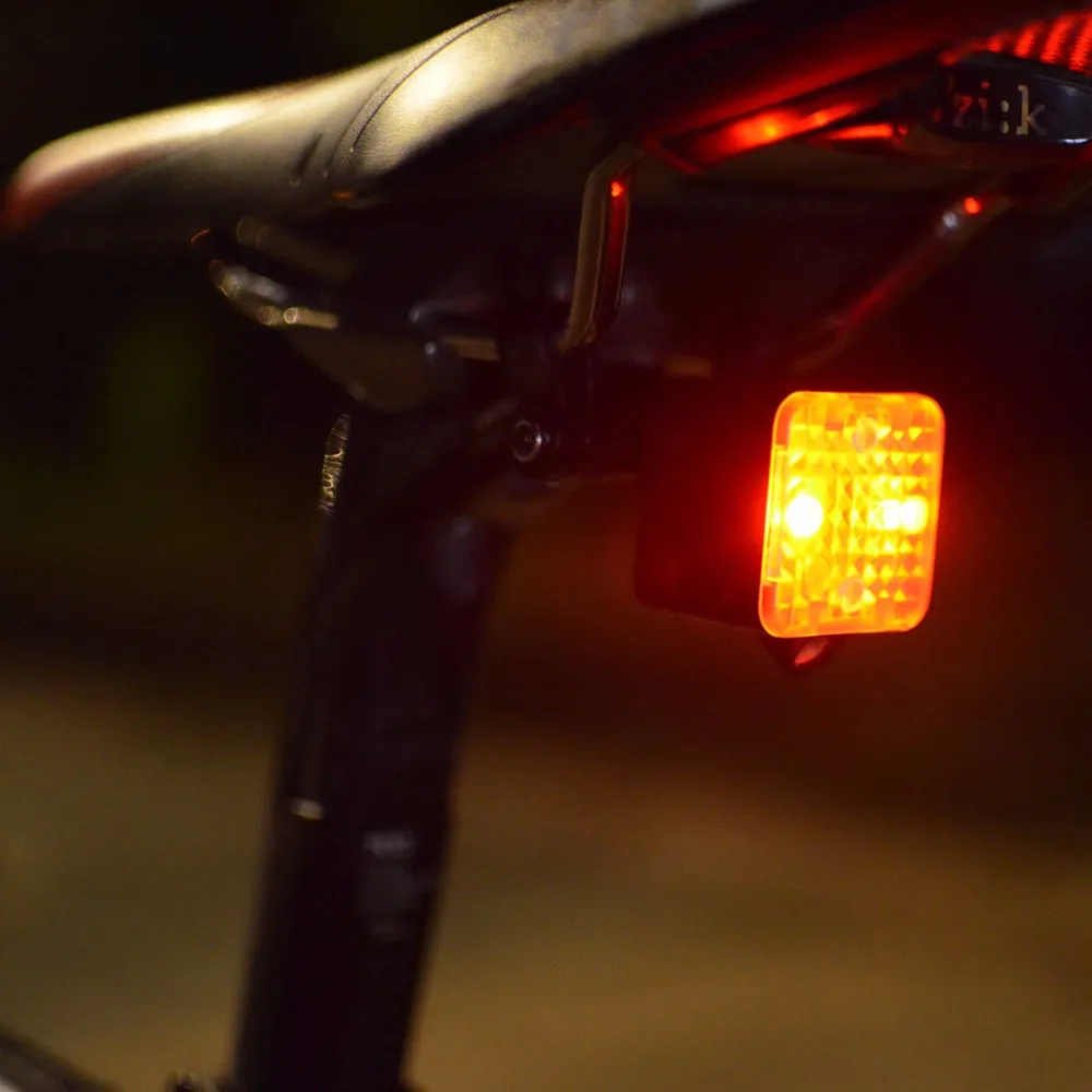 Buy Bicycle LED Tail Light Safety Warning Light Laser