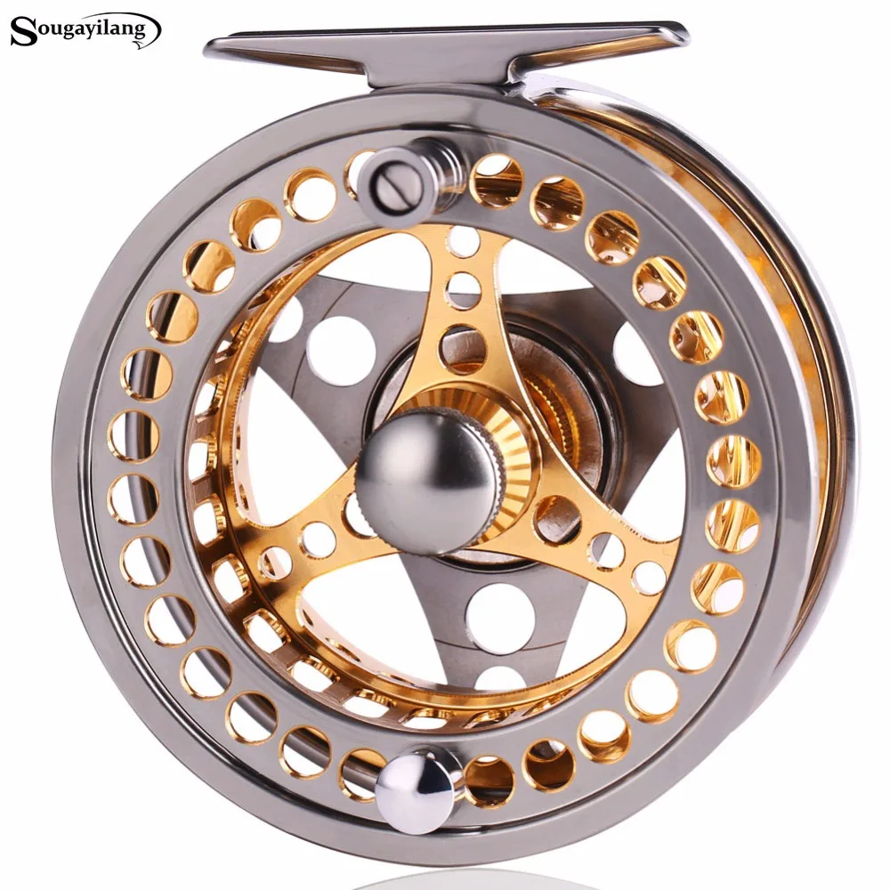 Buy Sougayilang5/6 Fly Fishing Reel Large Arbor 2+1