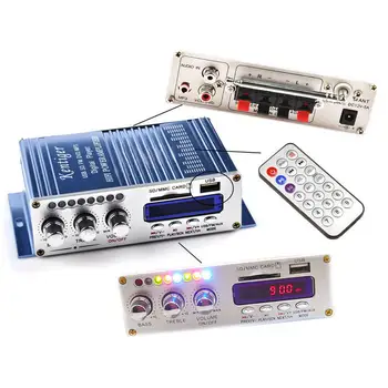 

20W 12V 2CH Power Hi-Fi Audio Stereo Amplifier AMP for Car Home MP3 FM