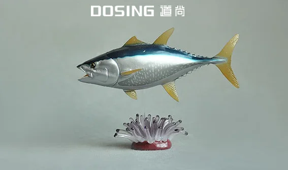 Kaiyodo Glico Aquatales Aquarium Blue Fin Bluefin Tuna Fish PVC Figure