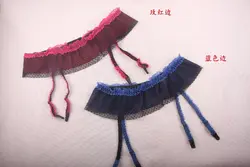 Сексуальные цельные носки клип прозрачный двусторонний слой кружева марлевые ремни 4 цвета терка