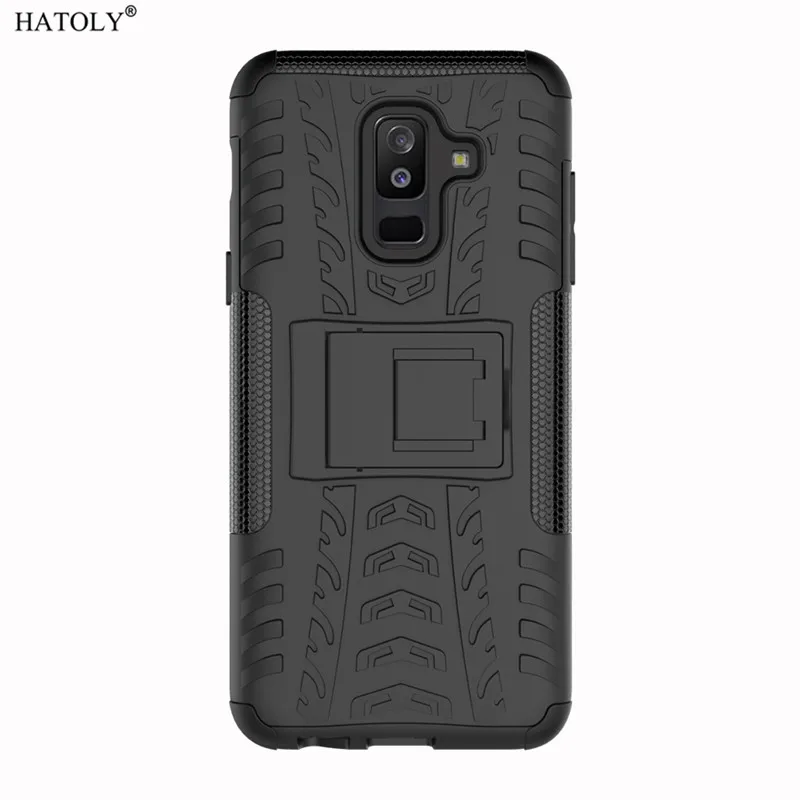 Чехол бампер для Hoesje Samsung Galaxy A6 Plus 2018 силиконовый армированный чехол задний