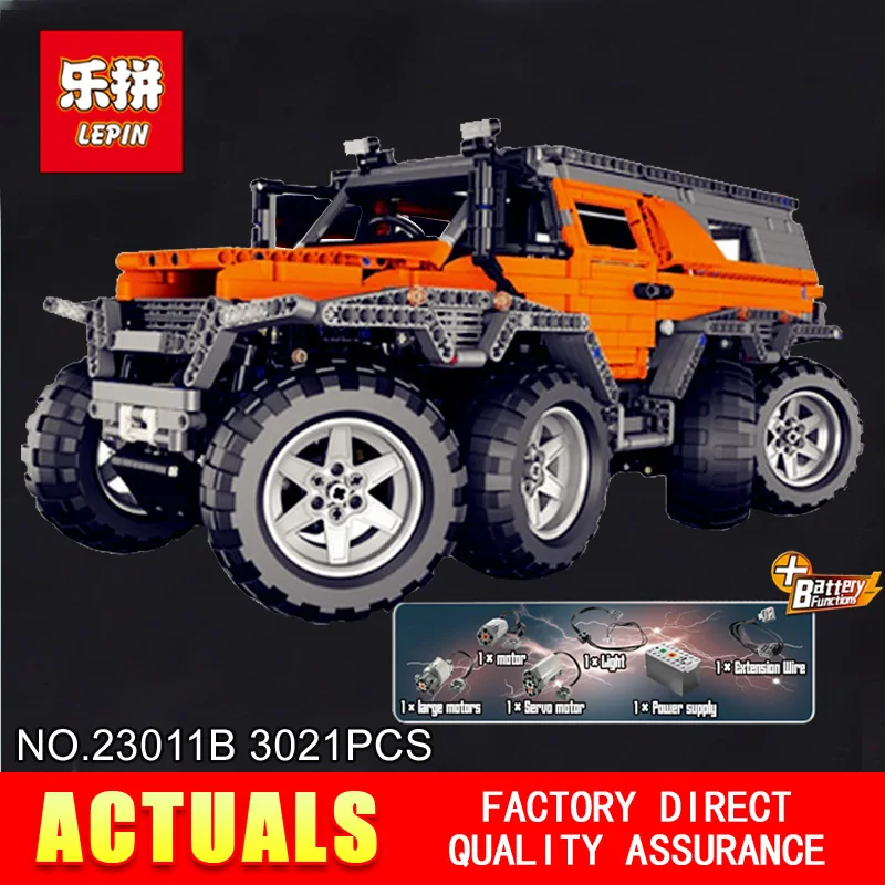

New LEPIN 23011B 3021Pcs Technic Series Off-road vehicle Model Building Kits Block Educational Bricks Compatible Toys Gift 5360