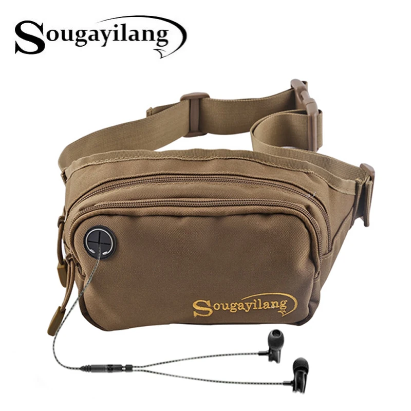 Sougayilang рыболовная поясная сумка 20x8x12 см нейлоновые наушники приманка 3 цвета 2