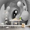 Custom 3D Wall Mural Wallpaper Modern Abstract Sphere Space Whirlpool Art Wall Painting Living Room TV Backdrop Wall Papers Roll ► Photo 2/6