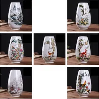 Jingdezhen Vintage Ceramic Flower Vase Chinese Traditional Style Animal Vase Tabletop Crafts Home Decor Furnishing Articles Pots 1