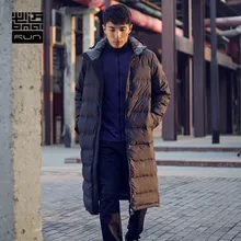 BMAI длинный пуховик для мужчин& wo мужчин бег осень зима теплая одежда с капюшоном на молнии пуховик# Lovers