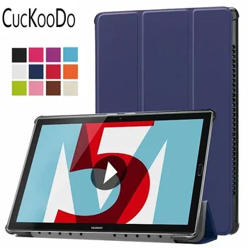 

30Pcs/lot Ultra-thin Custer PU Leather Case Shell Hard Case Cover for Huawei Mediapad M5 10.8 inch CMR-AL09 CMR-W09 Tablet