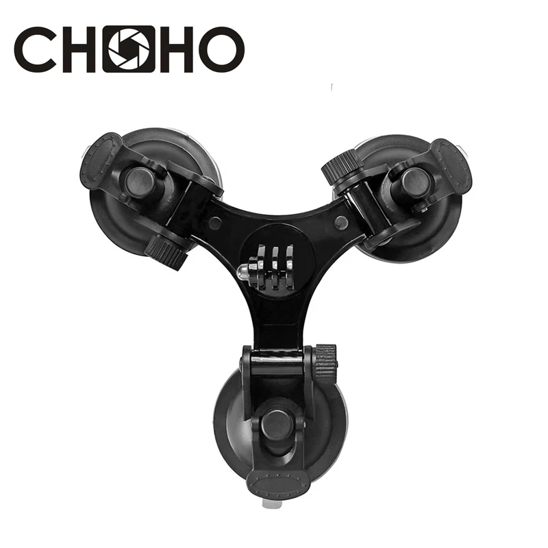Автомобильный держатель на присоске для Go Pro Hero 9 10 8 7 SJCAM SJ4000 XiaoYi Xiaomi Yi 4K Gopro