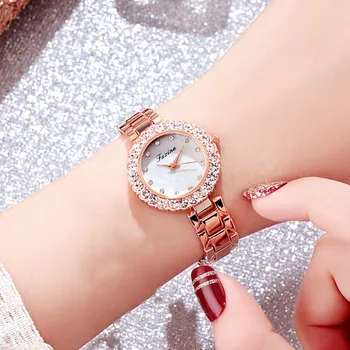 

2019 Faxina Fashion Simple Brand Casual Round Alloy Small And Exquisite Female Bracelet Ladies Quartz Wrist Watches montre femme