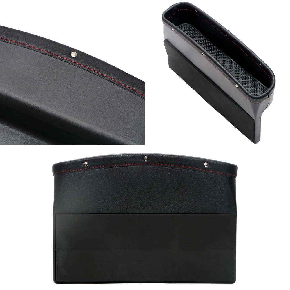 YOSOLO Seat Crevice Storage Box Car Organizers PU Leather Stowing Tidying Phone Cigarette Holder Auto Seat Gap Organizer Pocket YOSOLO Seat Crevice Storage Box Car Organizers PU Leather Stowing Tidying Phone Cigarette Holder Auto Seat Gap Organizer Pocket