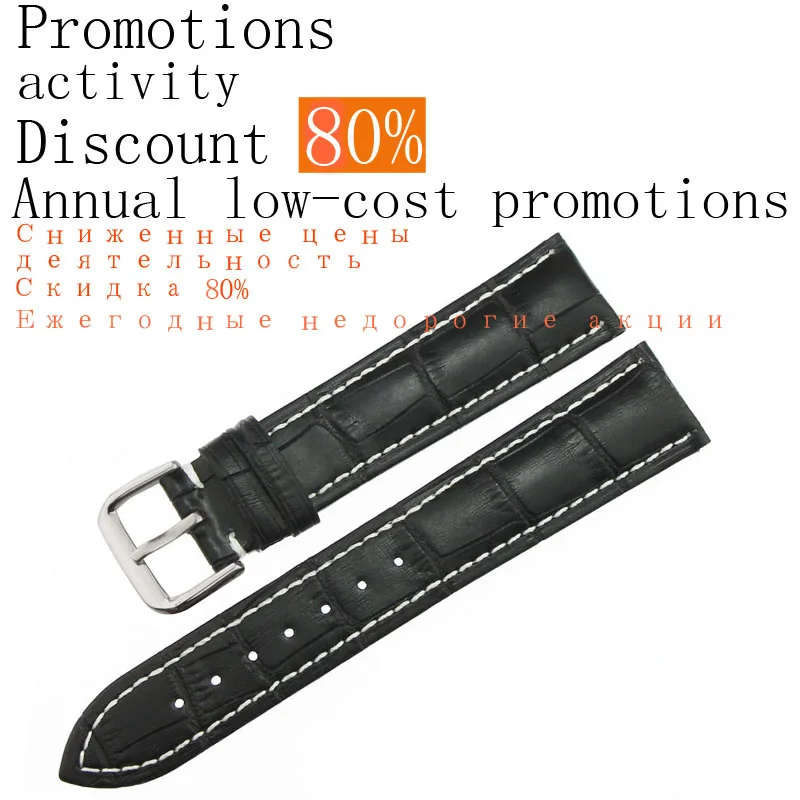 

ZLIMSN Genuine Leather Watch band for Tissot Rolex Omega Watch Strap 20-24mm Watchband Reduced prices activities Discount of 60%
