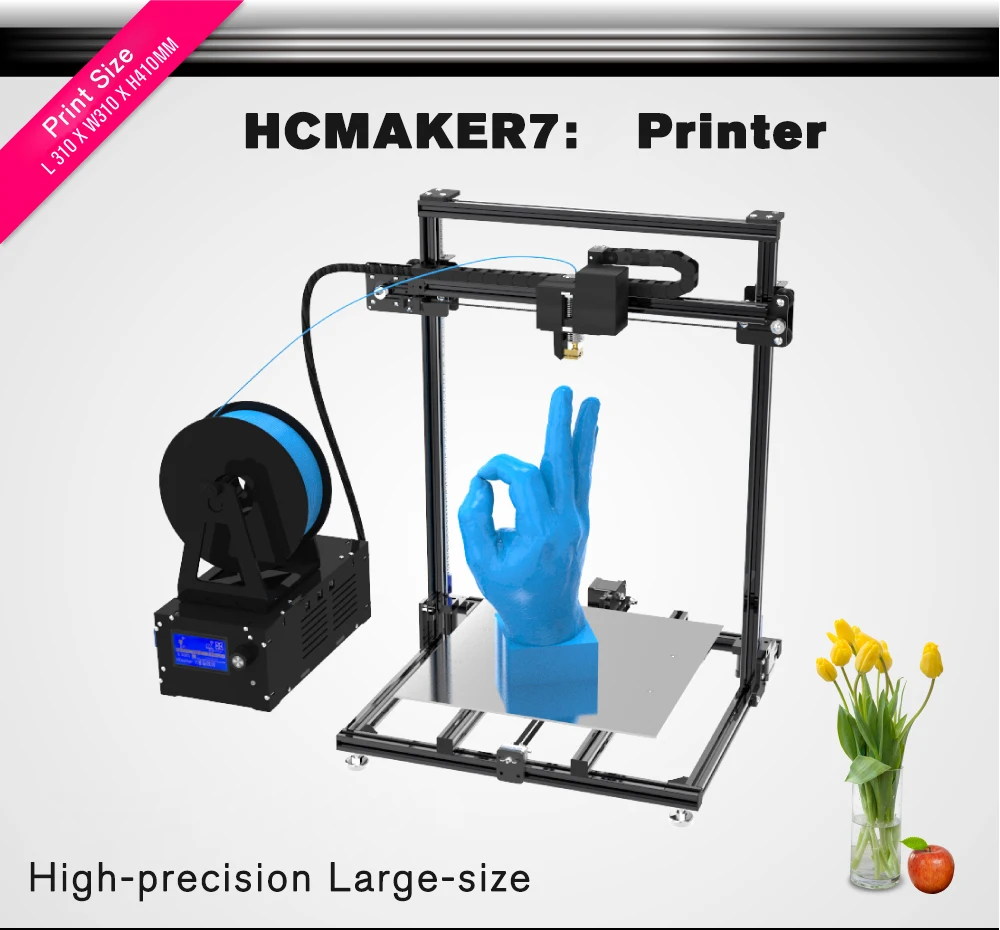 font b 3D b font font b Printer b font Plus Size HCMaker Pulley Version